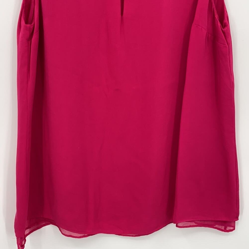 Diane Von Furstenberg Women's Pink Sleeveless Top (See Measurements) - Picture 3 of 8